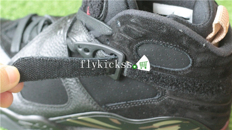 Authentic Air Jordan 8 Retro OVO Black